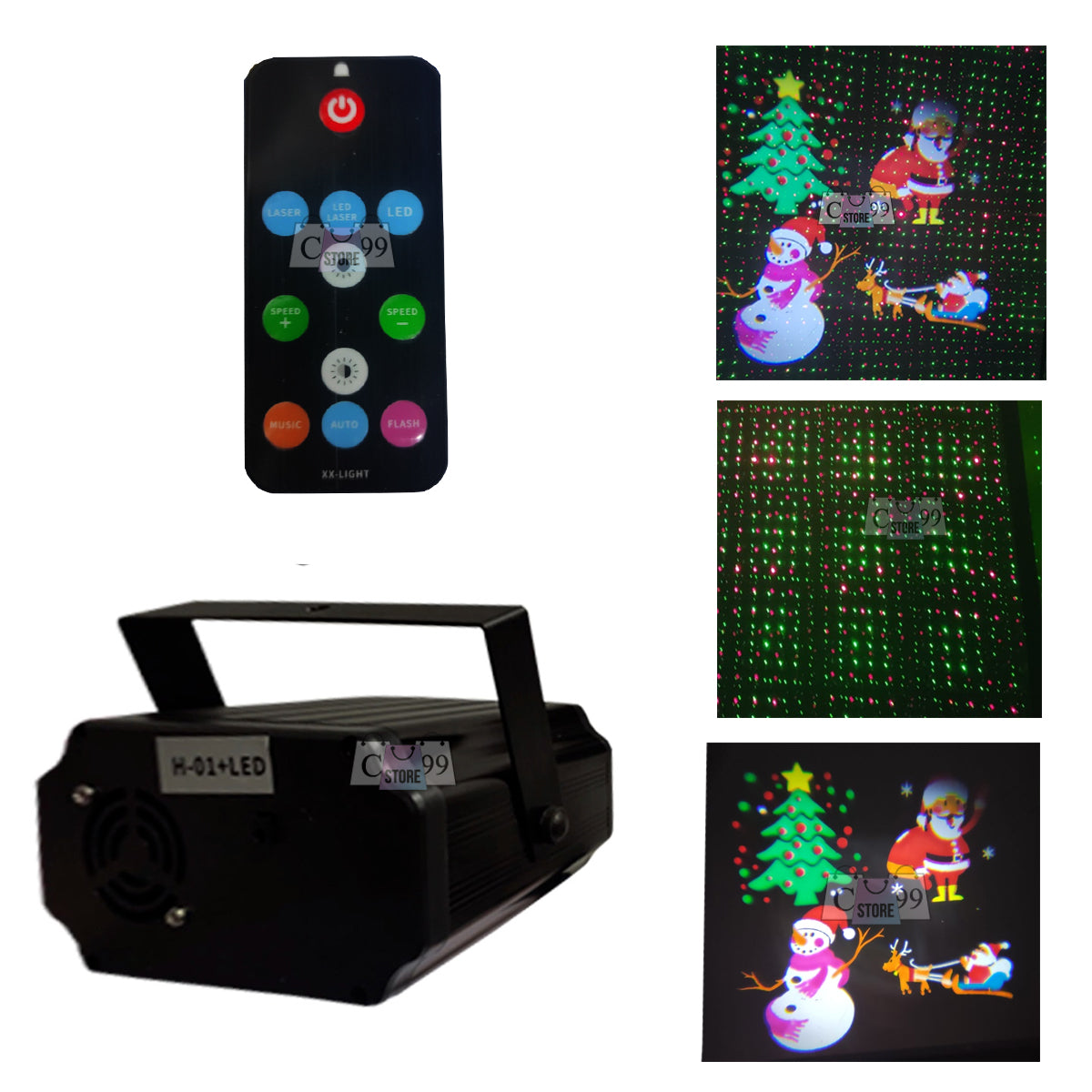 Laser De Muñecos De Navidad Con control