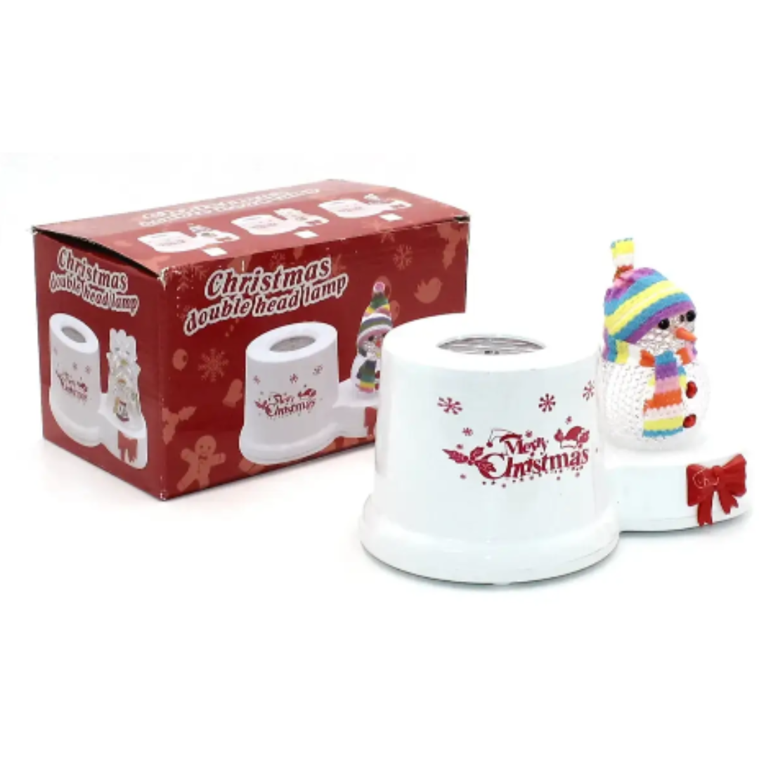 Luces De Proyector Navidad Muñeco Nieve