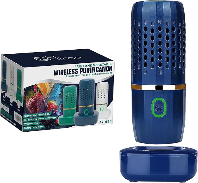 Purificador Ultrasónico de Verduras y Frutas | Tecnología OH-ion + Electrólisis