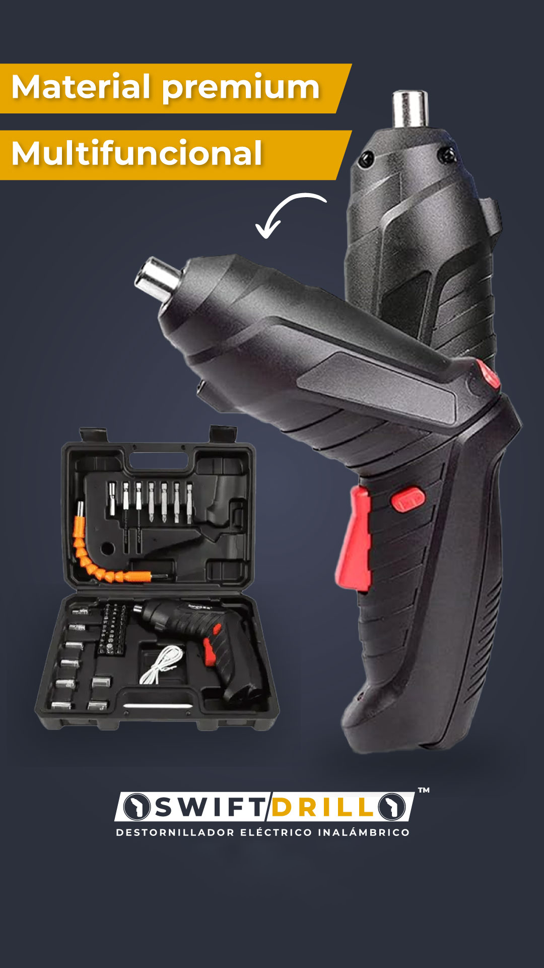 JUEGO DE DESTORNILLADORES ELECTRICOS PRE