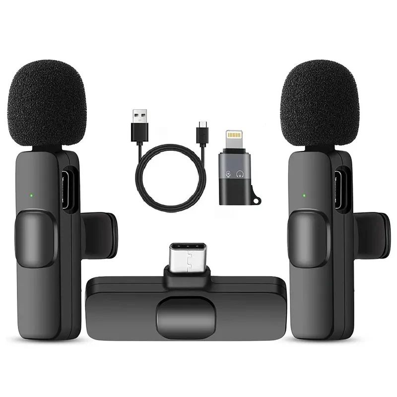 Microfono k9 Inalambricos Solapa 2 En 1