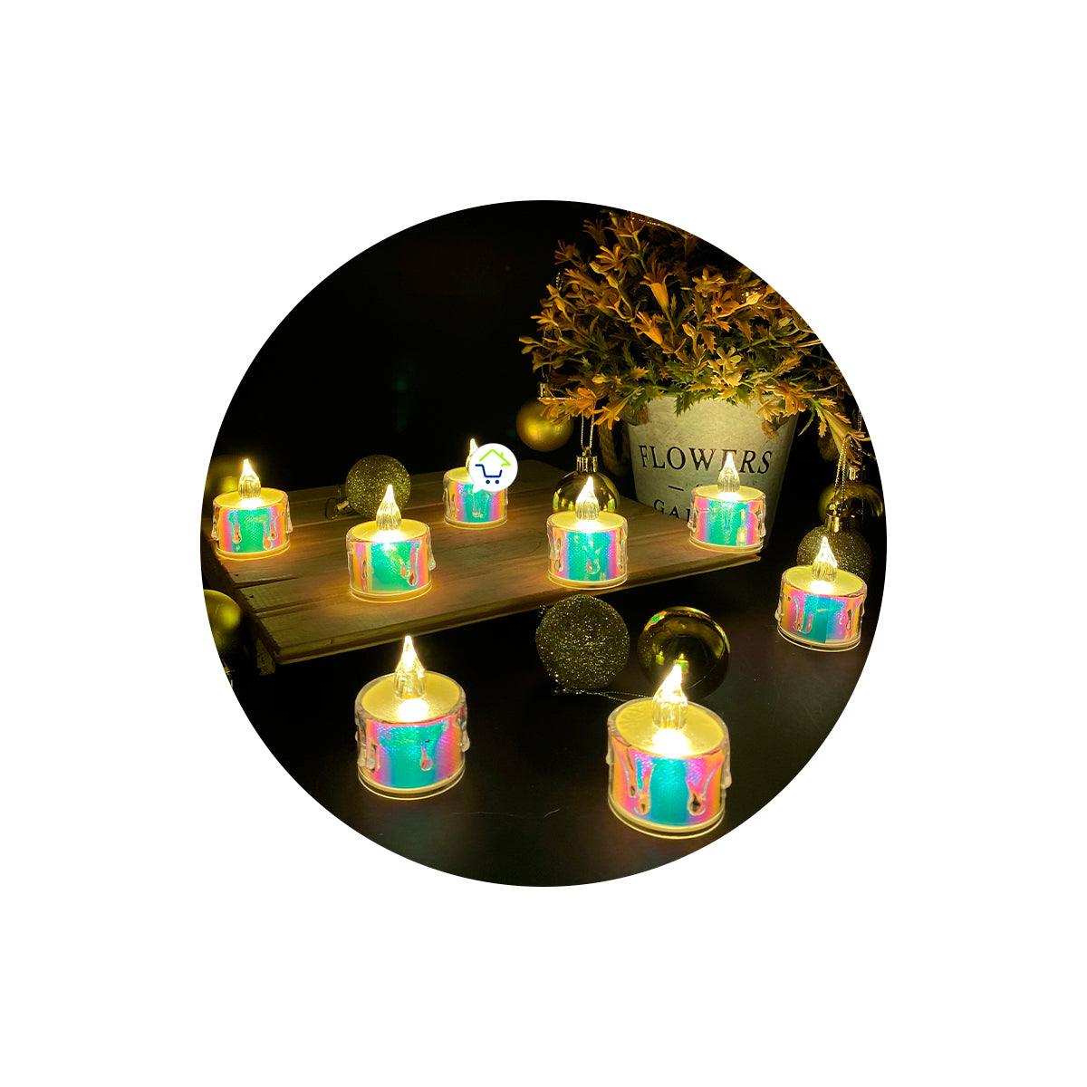 Velas LED Pequeñas Navidad