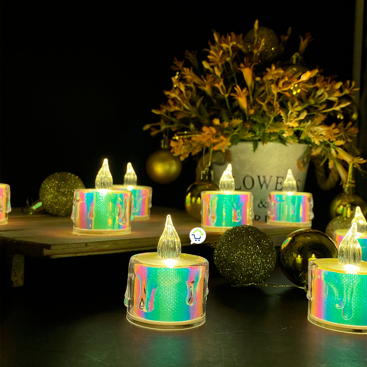Velas LED Pequeñas Navidad
