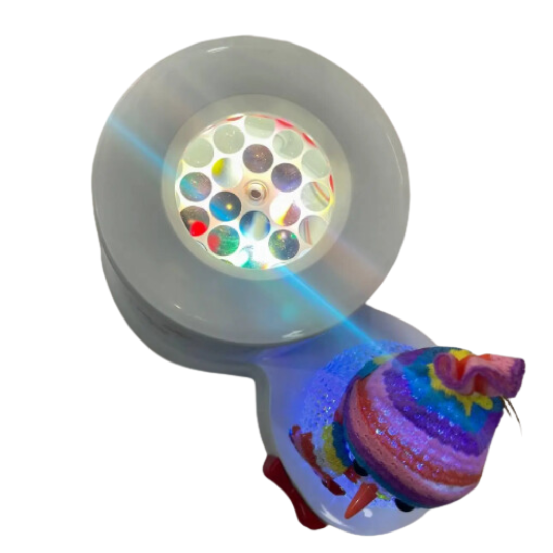 Luces De Proyector Navidad Muñeco Nieve