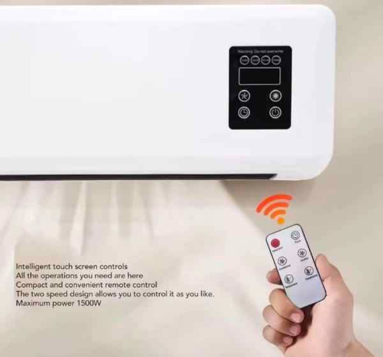 Mini Aire Acondicionado Pared Portátil