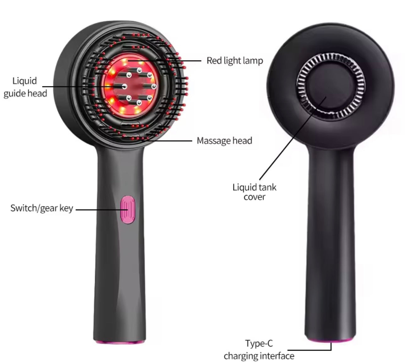 Cepillo masajeador capilar