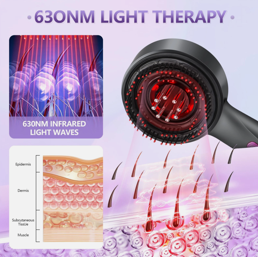 Cepillo masajeador capilar